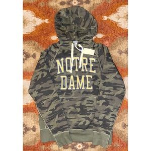 Men’s Camo Notre Dame Hoodie -NWT